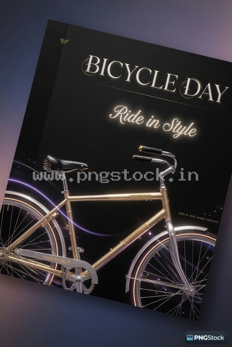 Bicycle Day Social Media Post Design Template Free Download for Modern Promotion