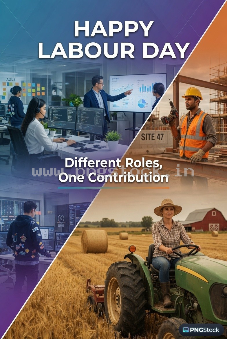Labour Day Social Media Post Design Template Free Download for Workers Celebration Content