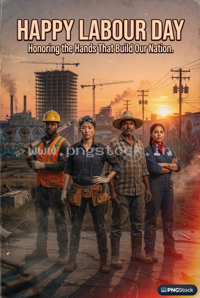 Labour Day Social Media Post Design Template Free Download for Workers Celebration Content