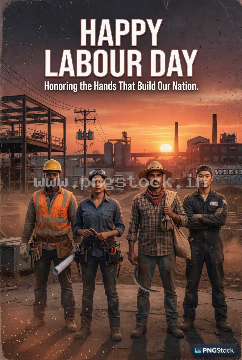 Labour Day Social Media Post Design Template Free Download for Workers Celebration Content