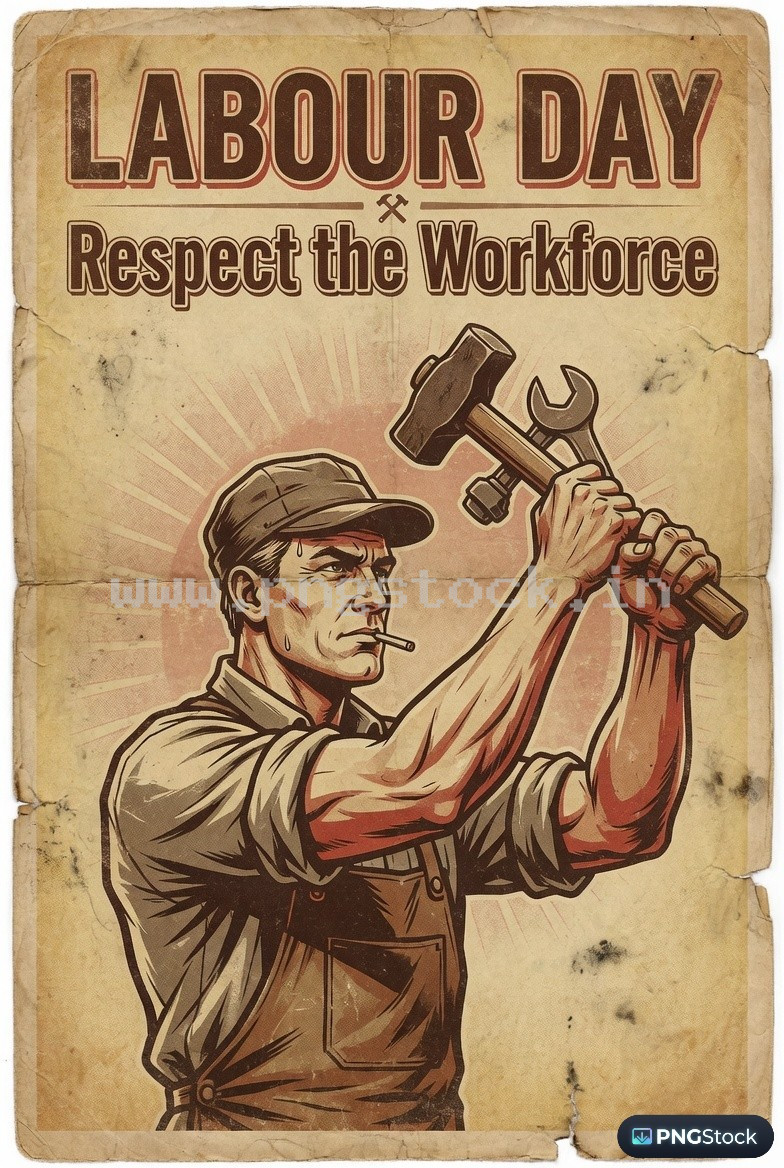 Labour Day Social Media Post Design Template Free Download for Workers Celebration Content