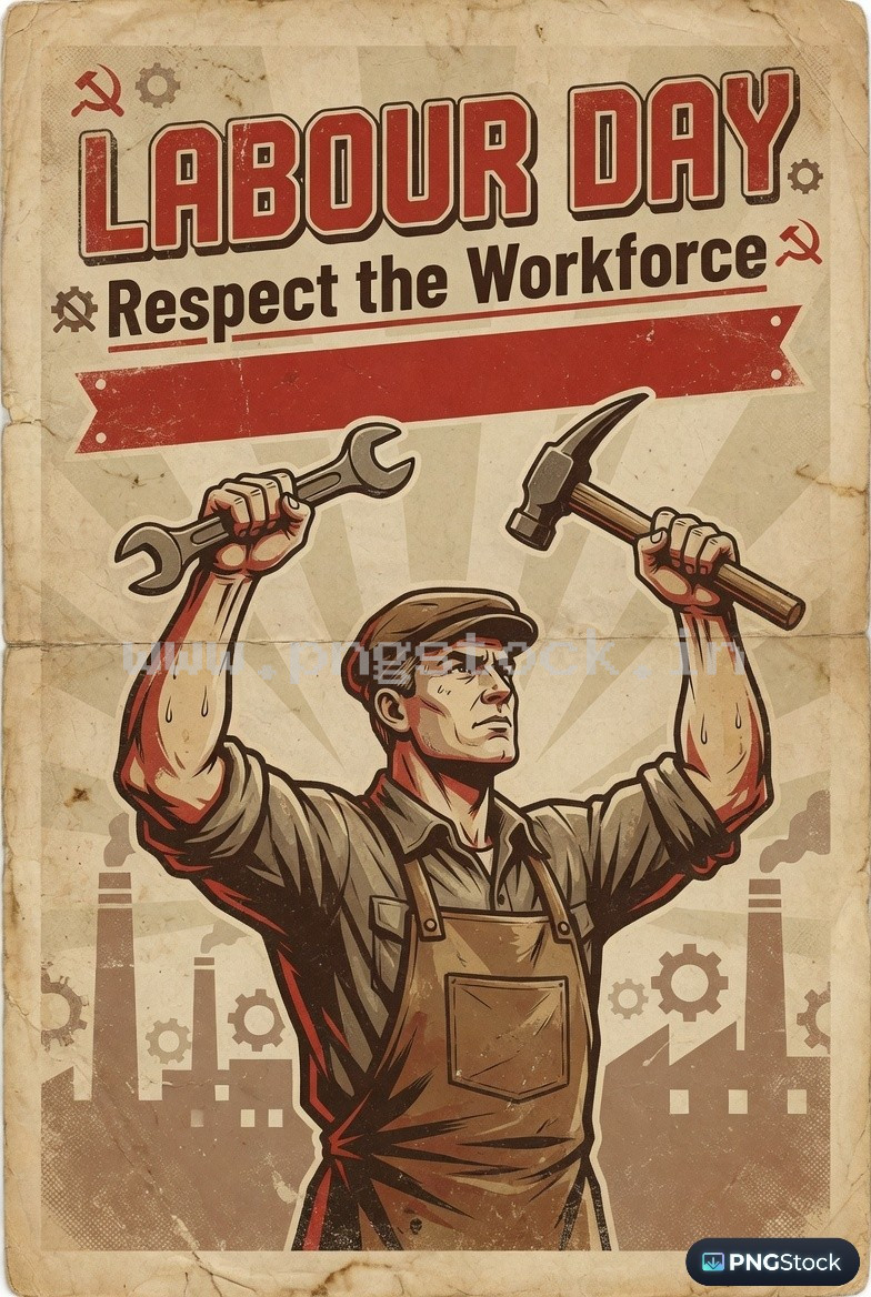 Labour Day Social Media Post Design Template Free Download for Workers Celebration Content