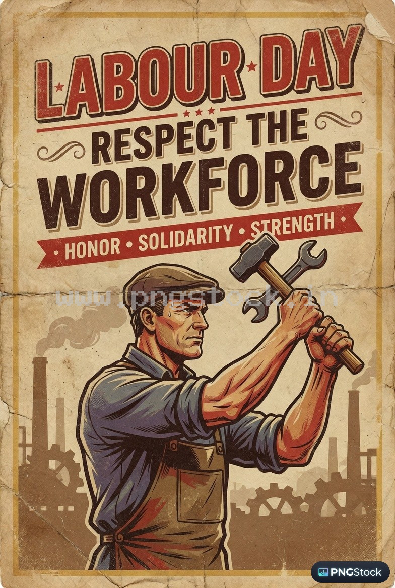 Labour Day Social Media Post Design Template Free Download for Workers Celebration Content