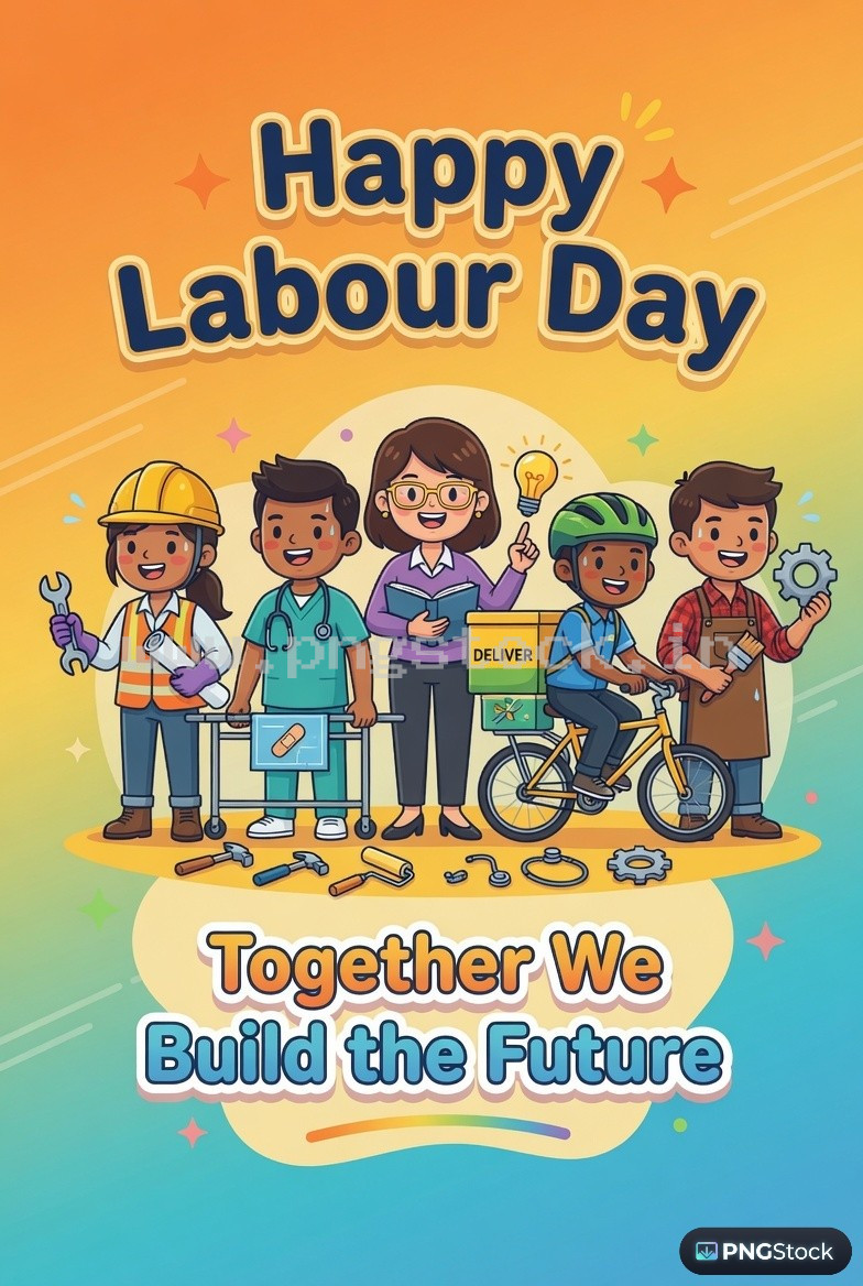 Labour Day Social Media Post Design Template Free Download for Workers Celebration Content