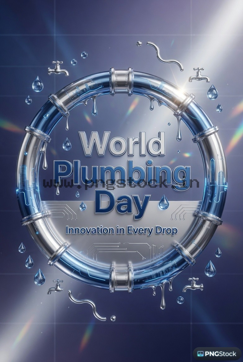 World Plumbing Day Social Media Post with Modern Creative Design