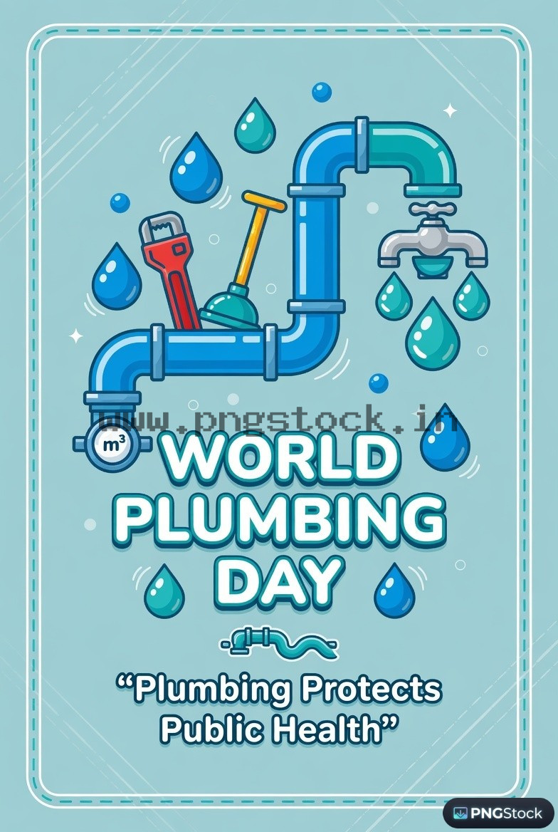 World Plumbing Day Social Media Post with Modern Creative Design