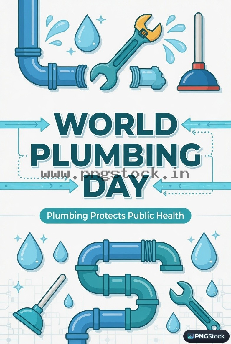 World Plumbing Day Social Media Post with Modern Creative Design