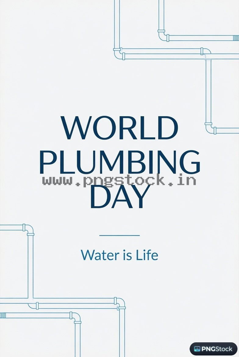 World Plumbing Day Social Media Post with Modern Creative Design
