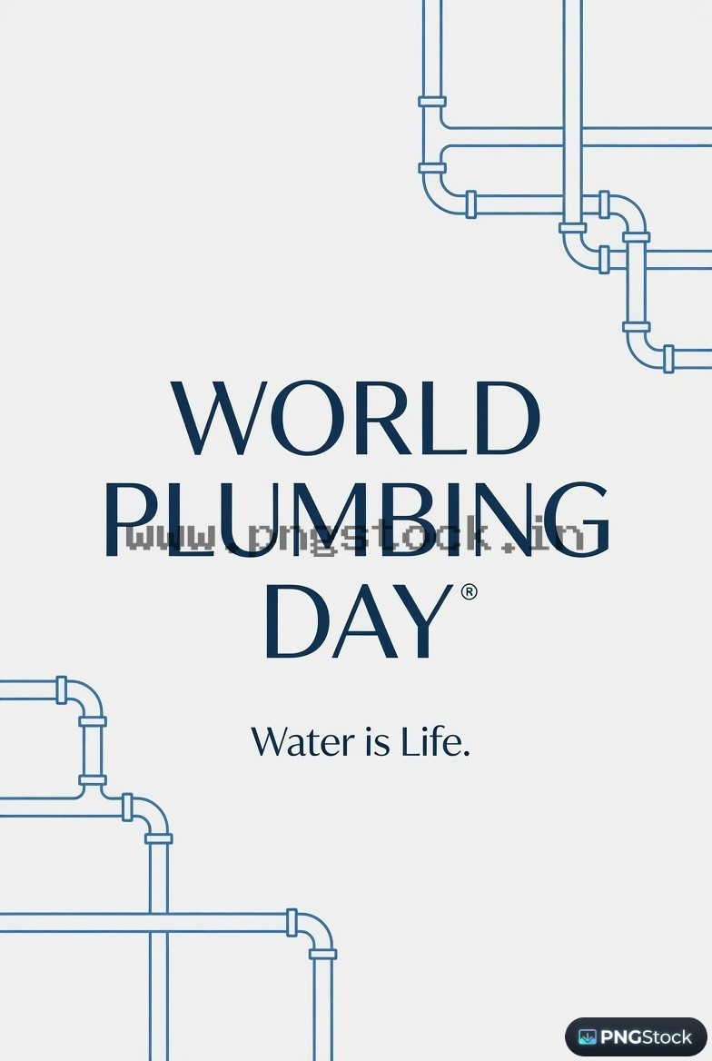 World Plumbing Day Social Media Post with Modern Creative Design