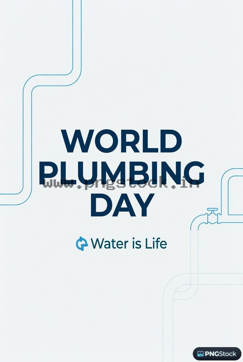 World Plumbing Day Social Media Post with Modern Creative Design