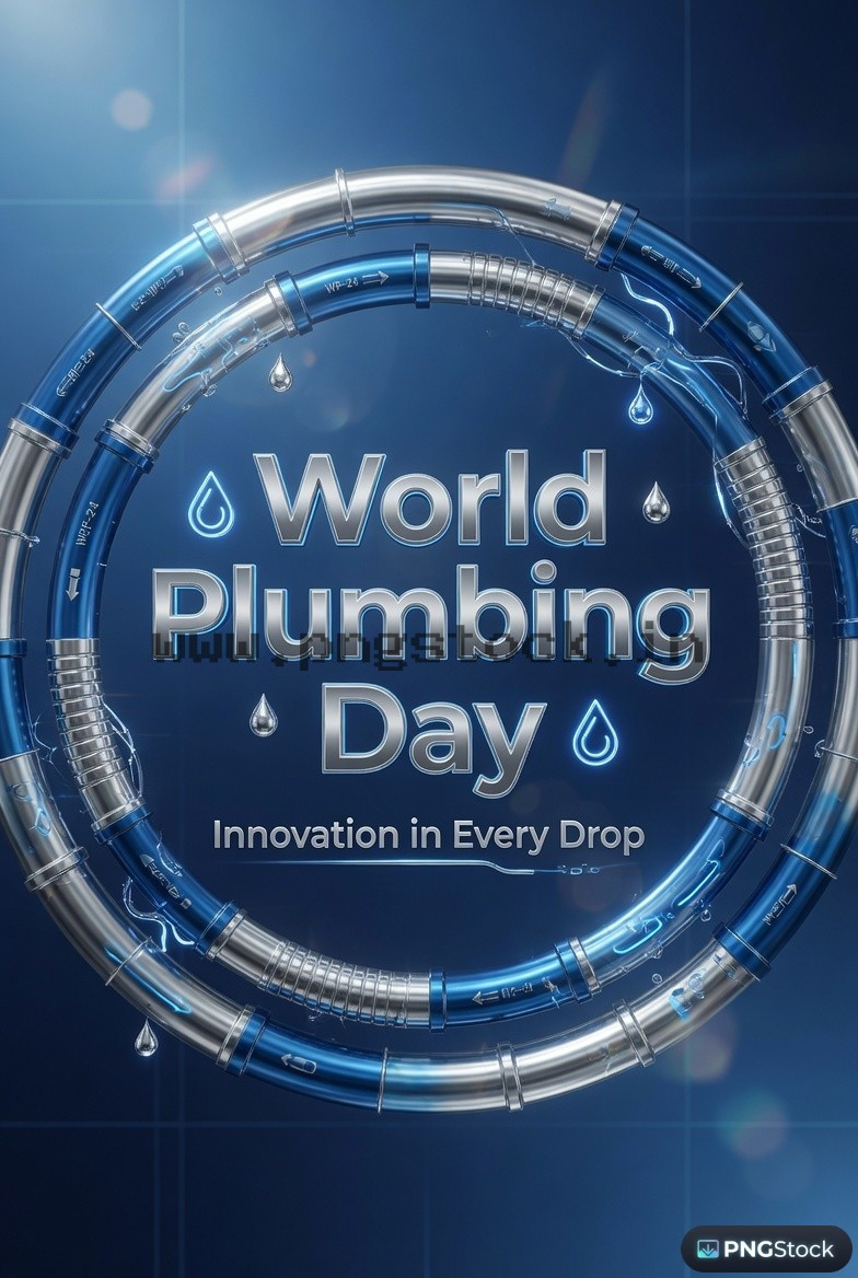 World Plumbing Day Social Media Post with Modern Creative Design
