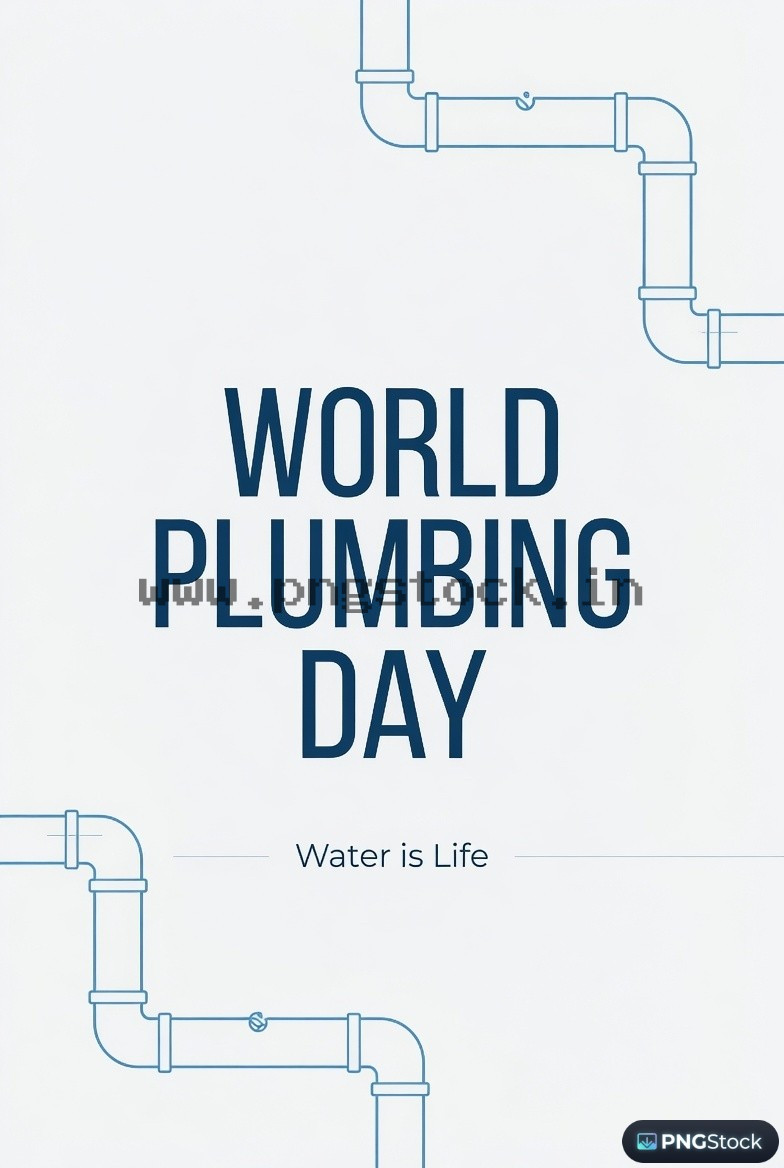 World Plumbing Day Social Media Post with Modern Creative Design
