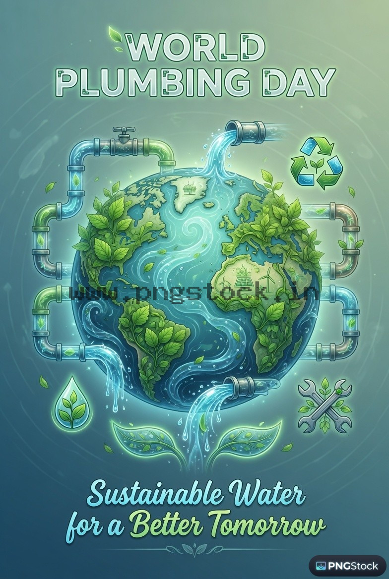 World Plumbing Day Social Media Post with Modern Creative Design