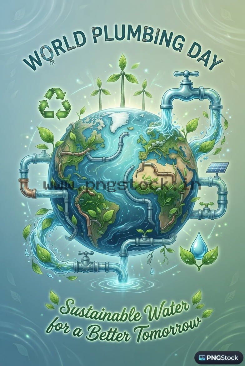 World Plumbing Day Social Media Post with Modern Creative Design