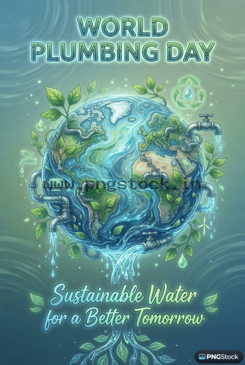 World Plumbing Day Social Media Post with Modern Creative Design