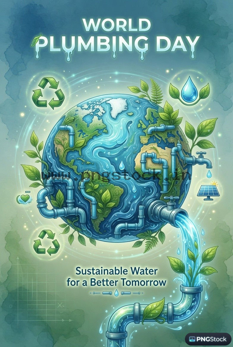 World Plumbing Day Social Media Post with Modern Creative Design