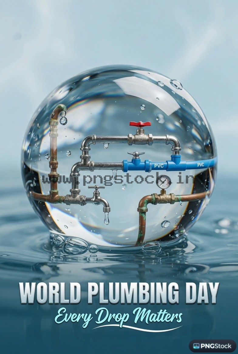 World Plumbing Day Social Media Post with Modern Creative Design