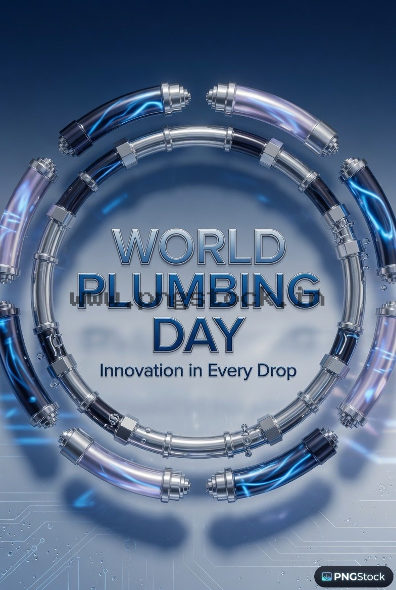 World Plumbing Day Social Media Post with Modern Creative Design