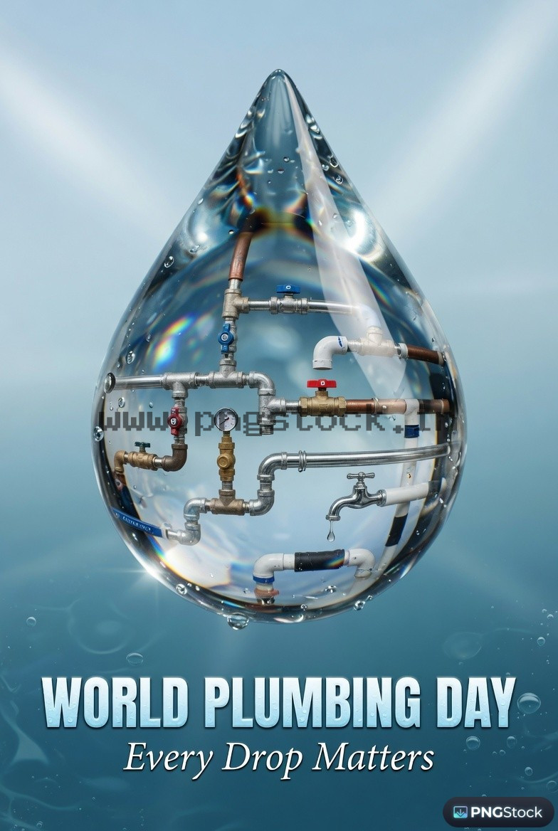 World Plumbing Day Social Media Post with Modern Creative Design