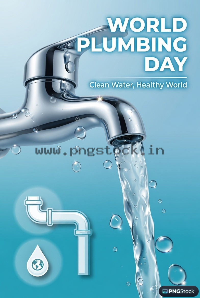 World Plumbing Day Social Media Post with Modern Creative Design