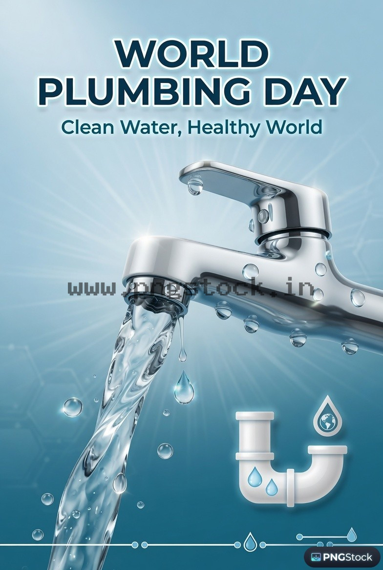 World Plumbing Day Social Media Post with Modern Creative Design