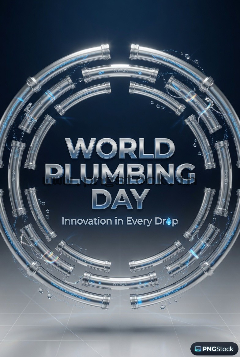 World Plumbing Day Social Media Post with Modern Creative Design