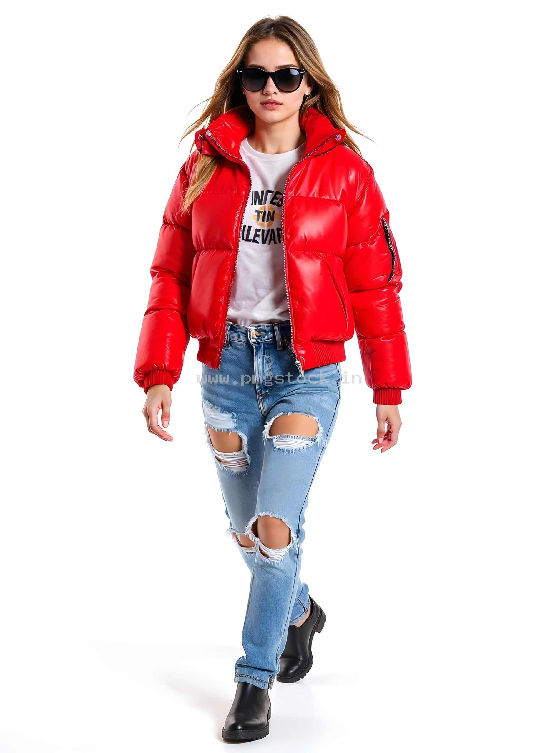 Beautiful Young Woman in Elegant Fancy Dress Showcasing Latest Fashion Style