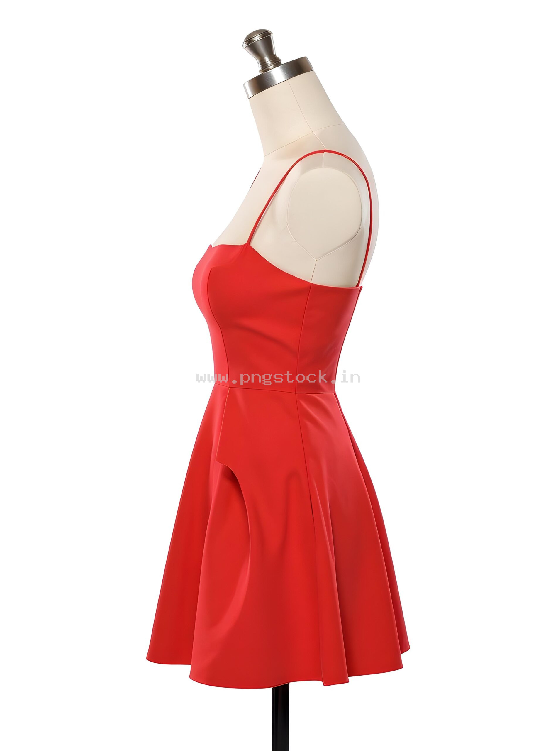 Beautiful Woman in Red Dress Fashion Portrait Free Image Download