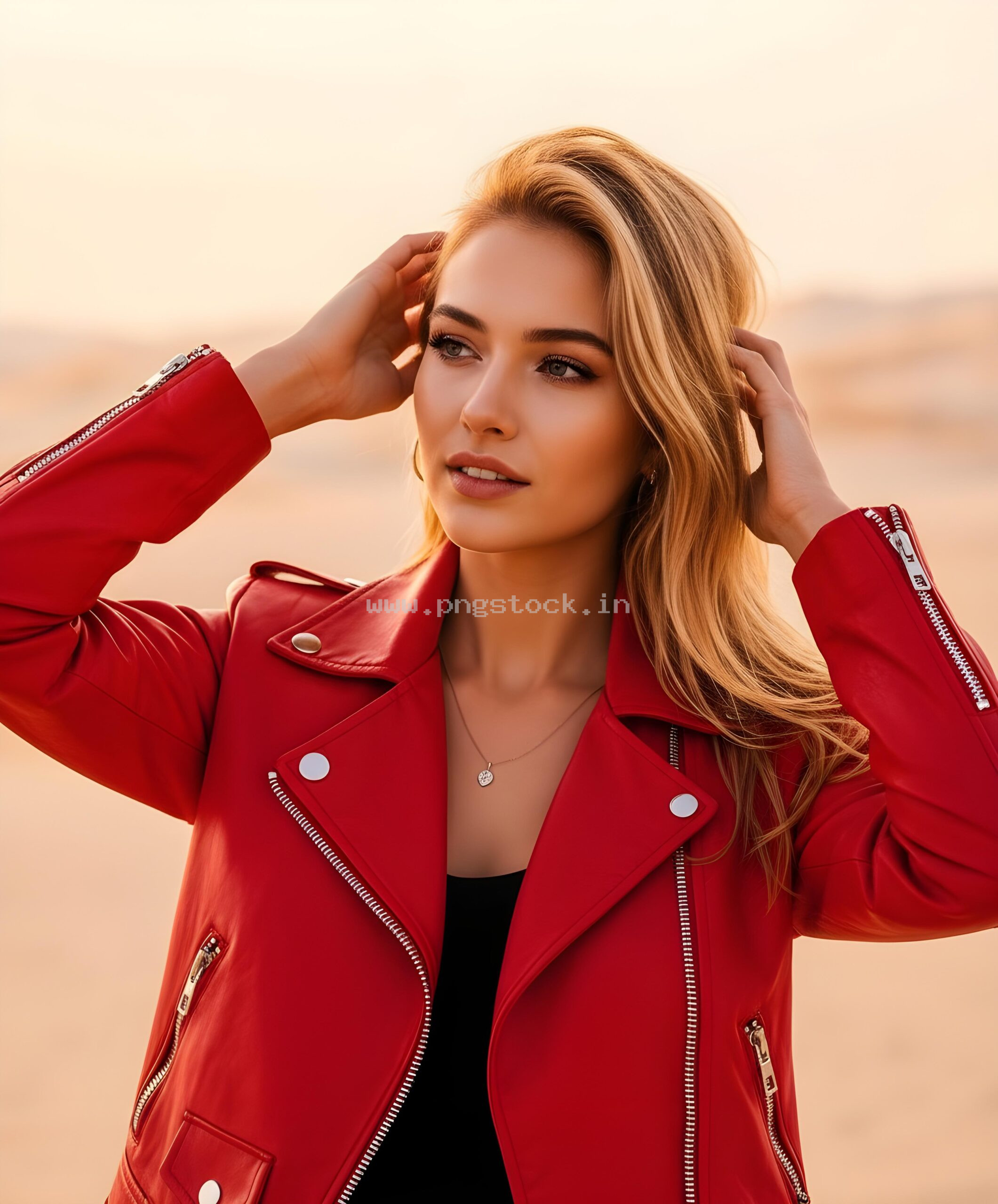 Beautiful Young Woman in Elegant Fancy Dress Showcasing Latest Fashion Style