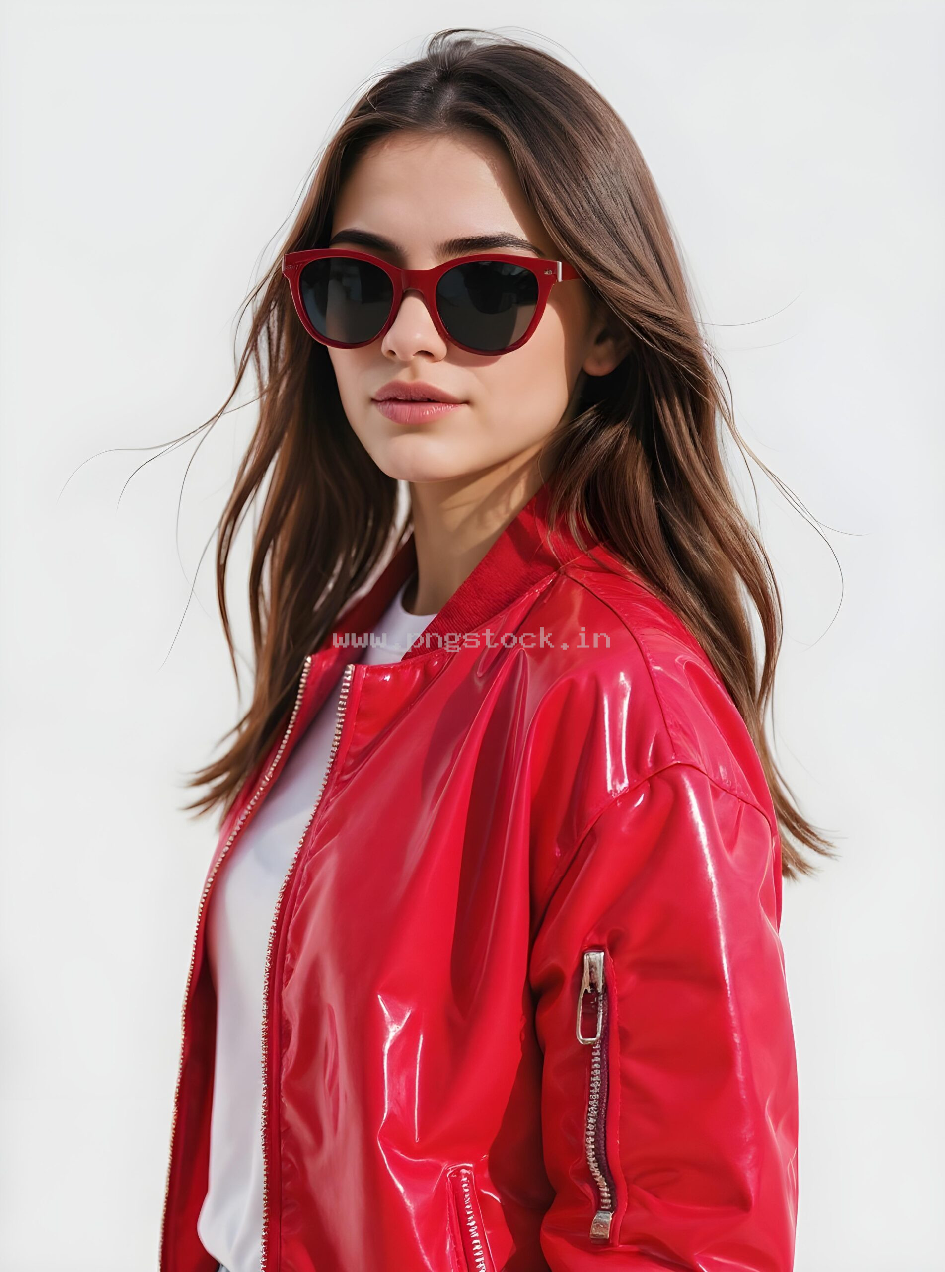 Beautiful Young Woman in Elegant Fancy Dress Showcasing Latest Fashion Style