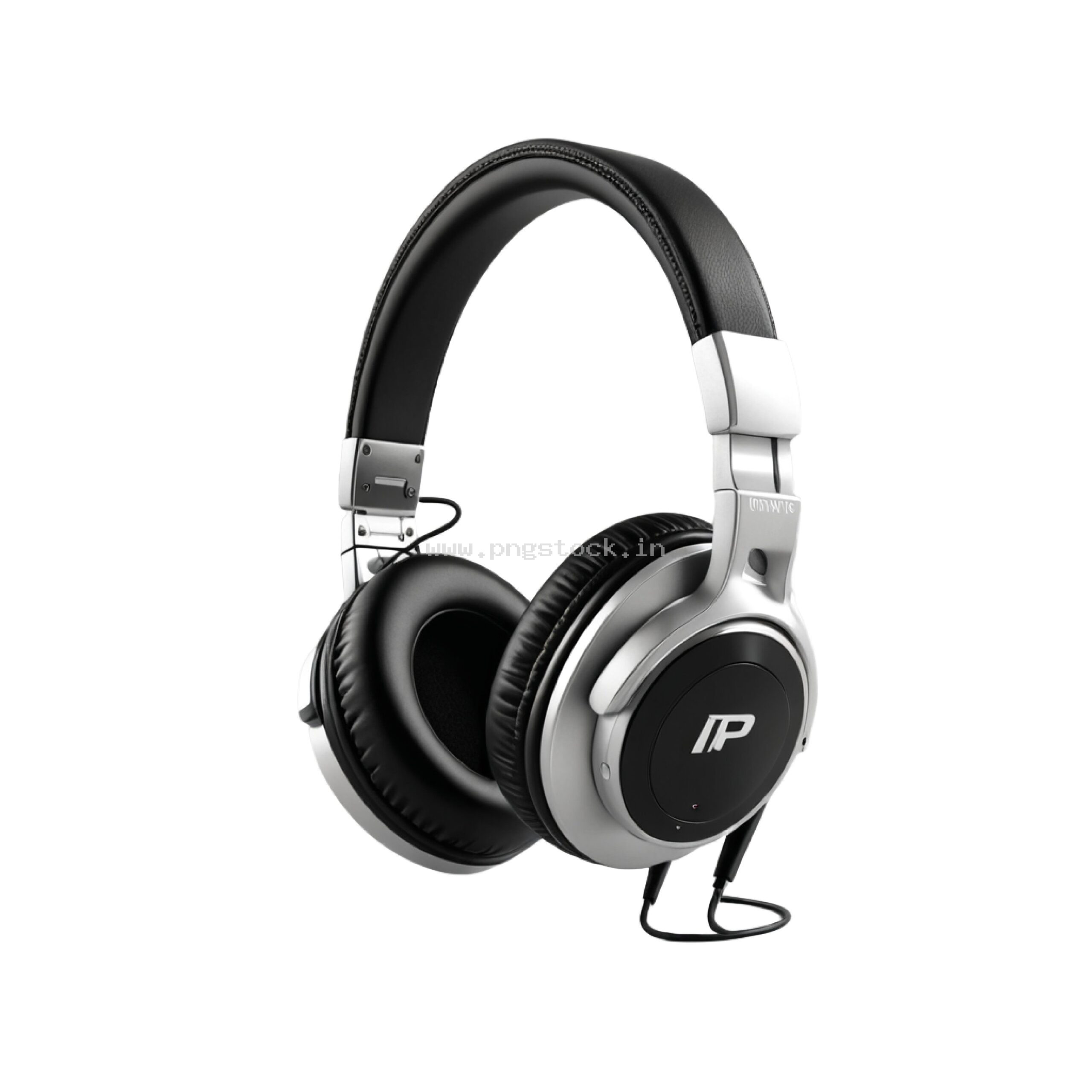 Modern Wireless Headphones Isolated on White Background for Ecommerce Product Display