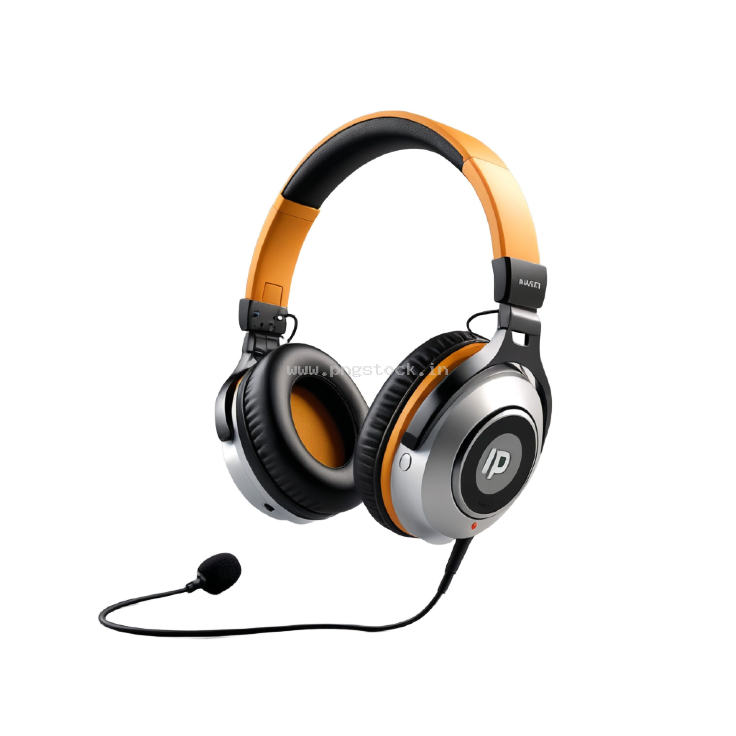 Modern Wireless Headphones Isolated on White Background for Ecommerce Product Display
