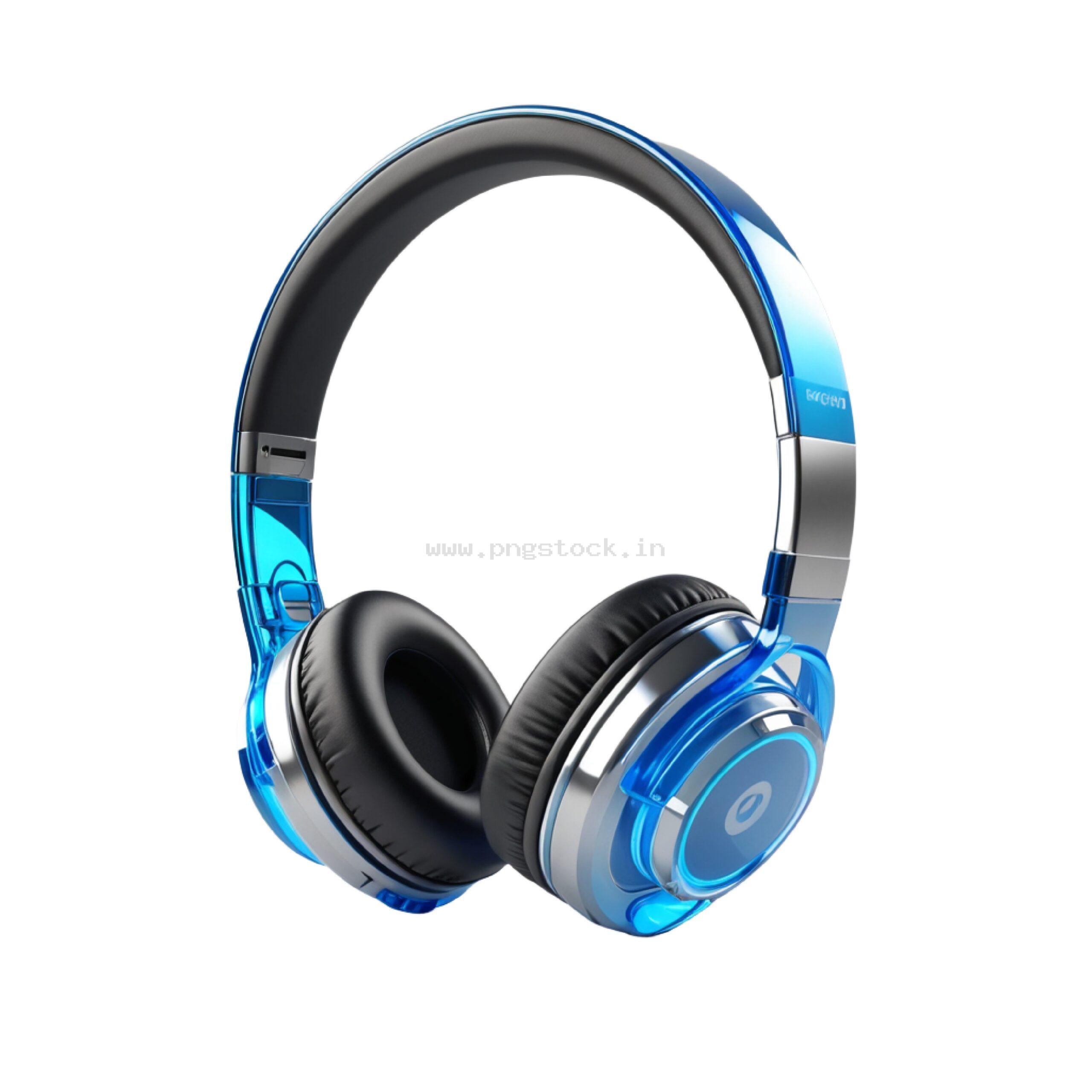 Modern Wireless Headphones Isolated on White Background for Ecommerce Product Display