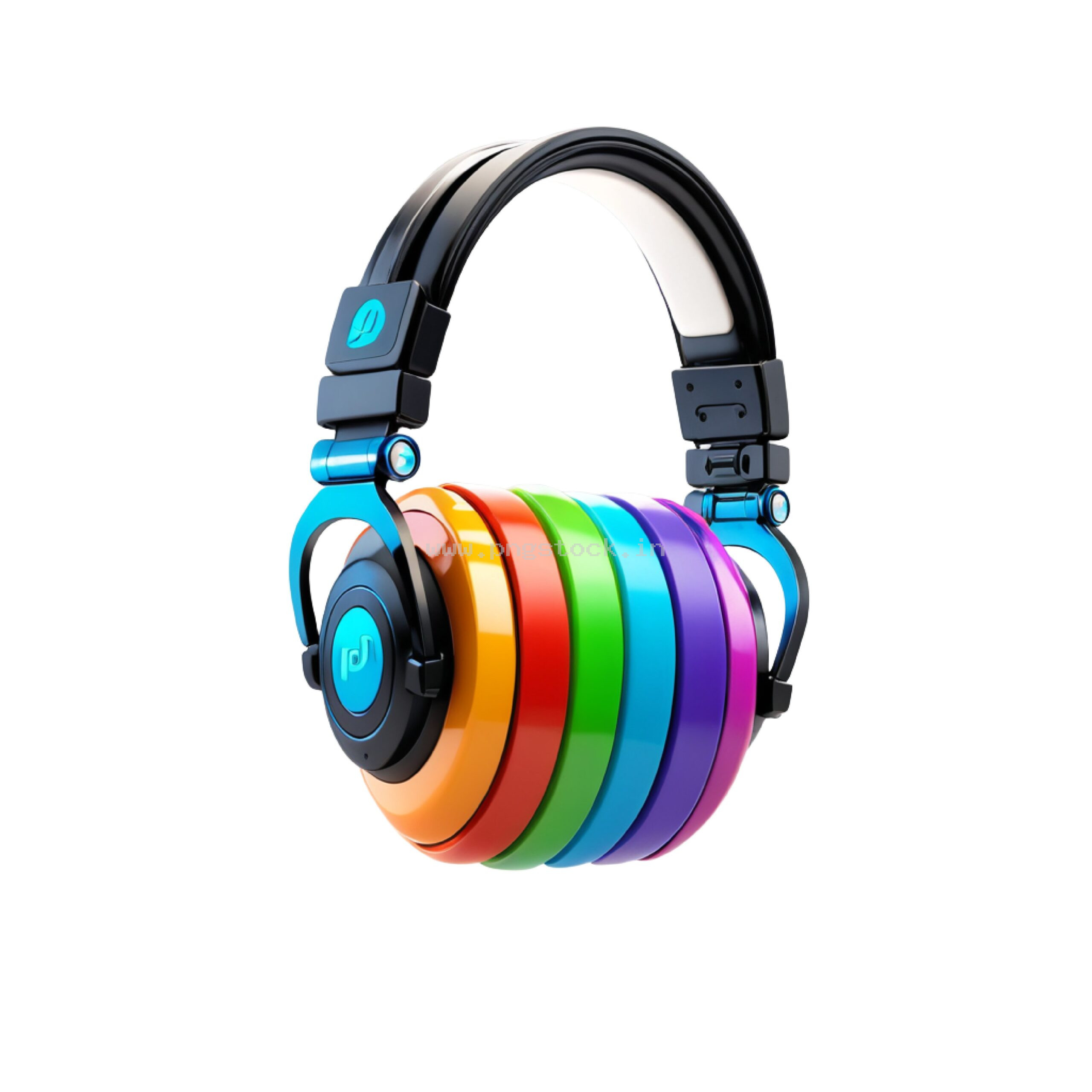 Modern Wireless Headphones Isolated on White Background for Ecommerce Product Display