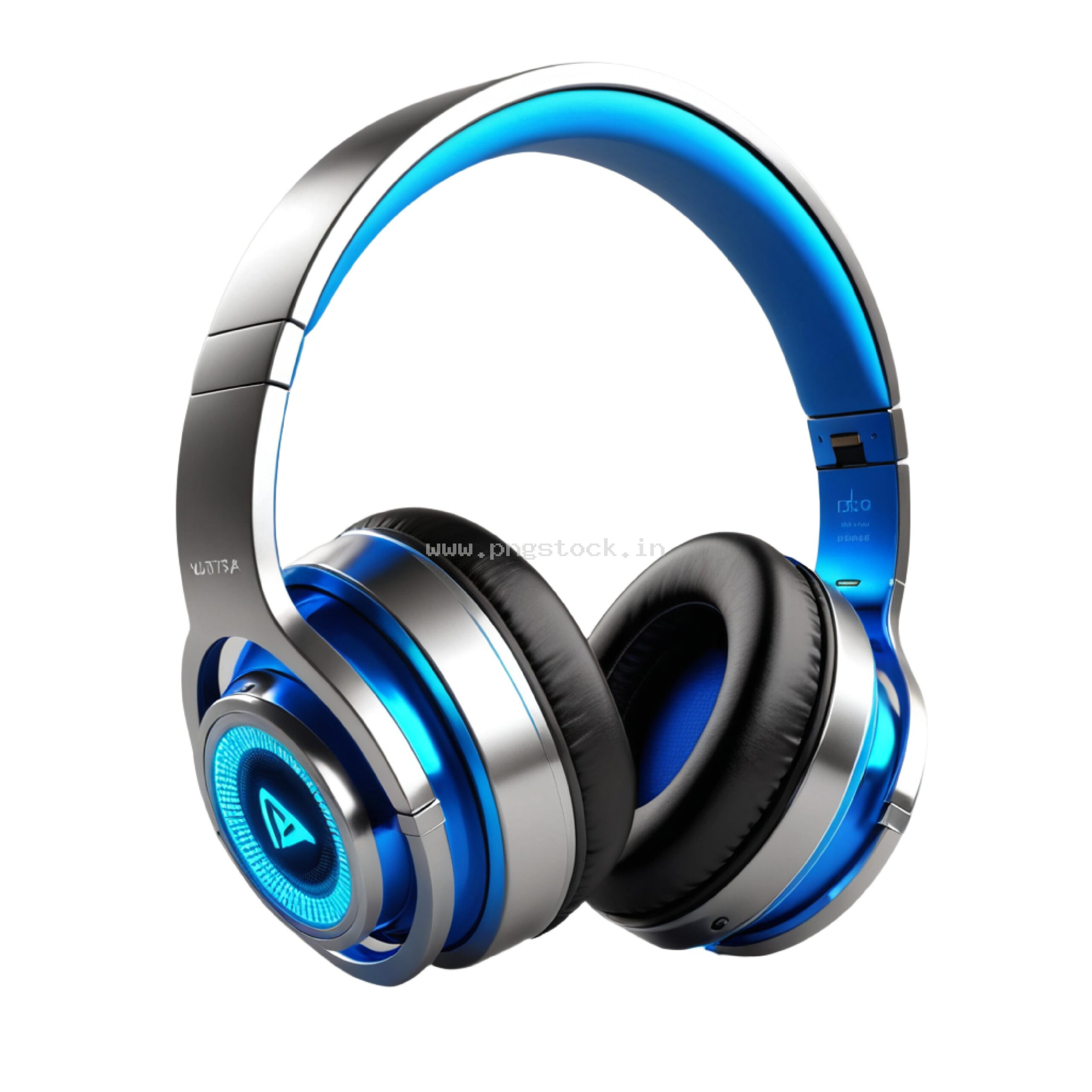 Modern Wireless Headphones Isolated on White Background for Ecommerce Product Display