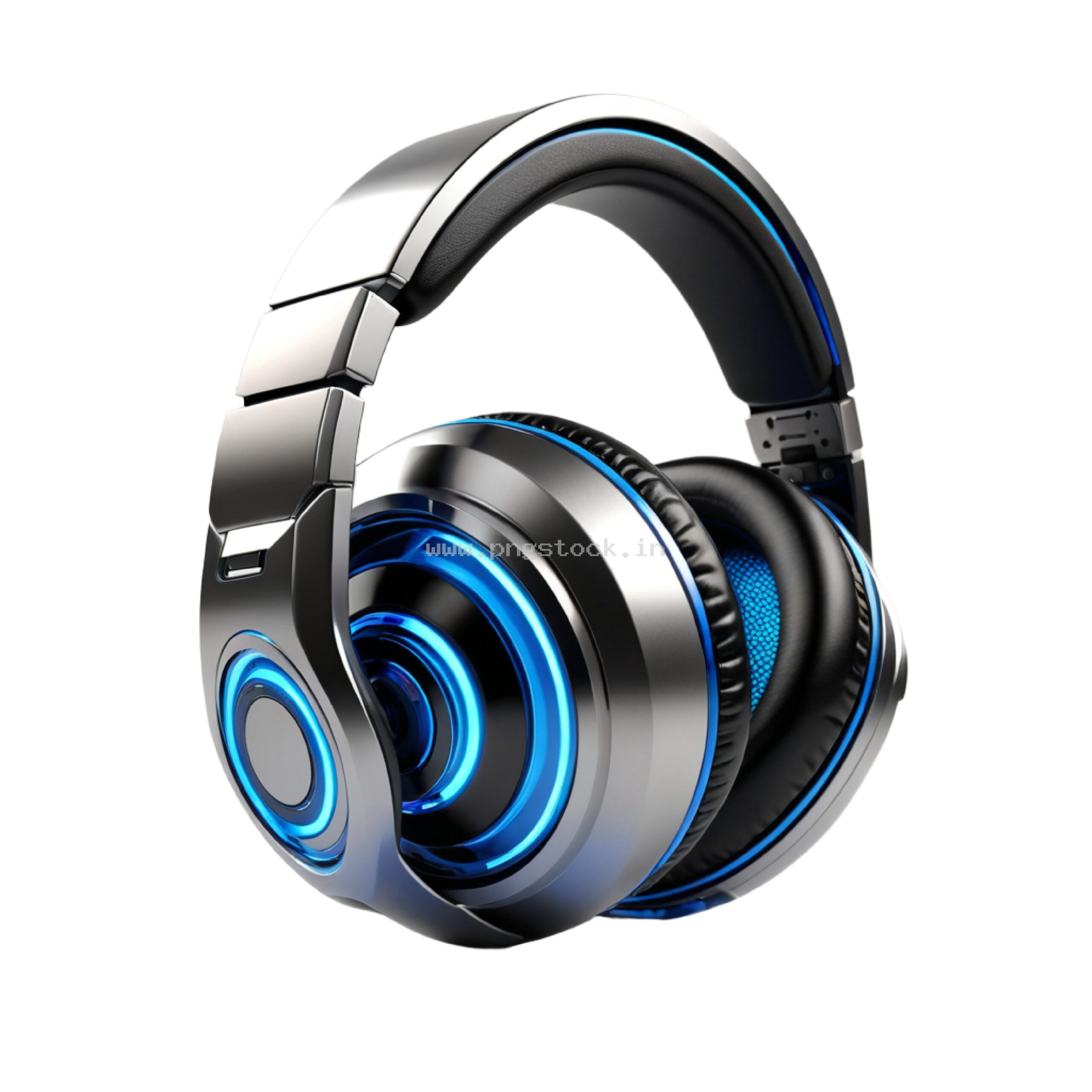 Modern Wireless Headphones Isolated on White Background for Ecommerce Product Display