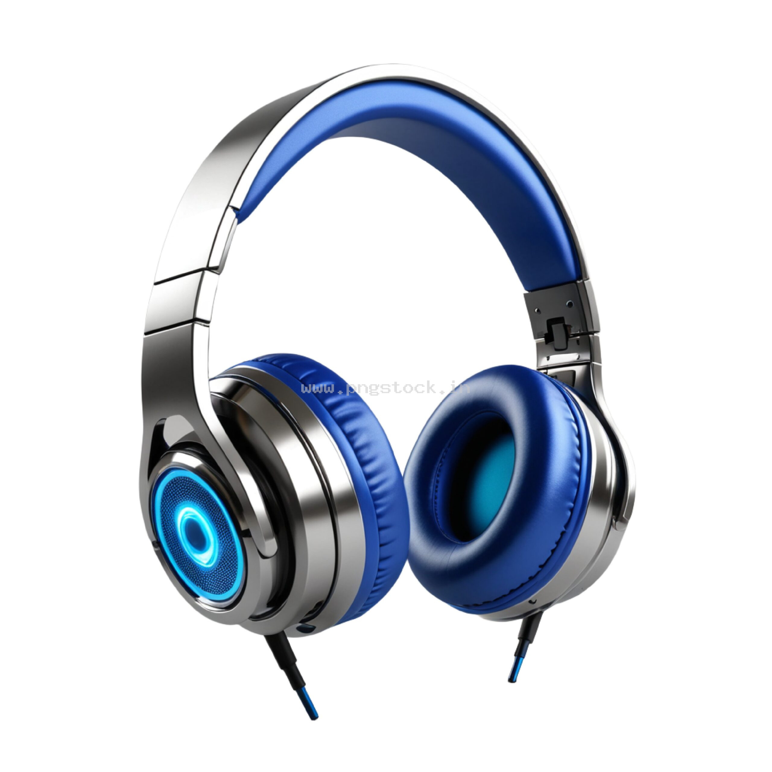 Modern Wireless Headphones Isolated on White Background for Ecommerce Product Display