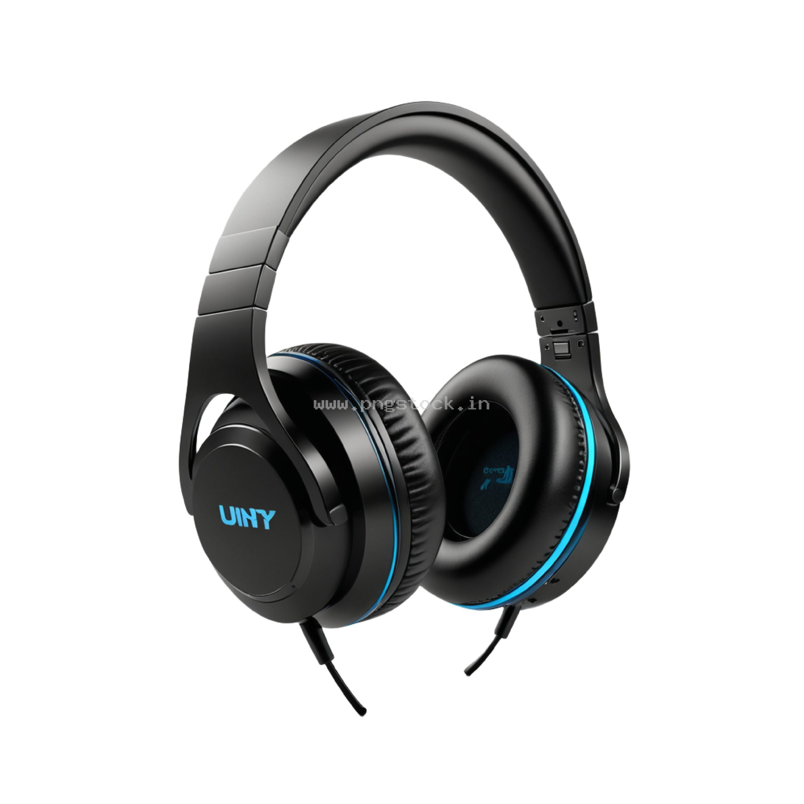 Modern Wireless Headphones Isolated on White Background for Ecommerce Product Display