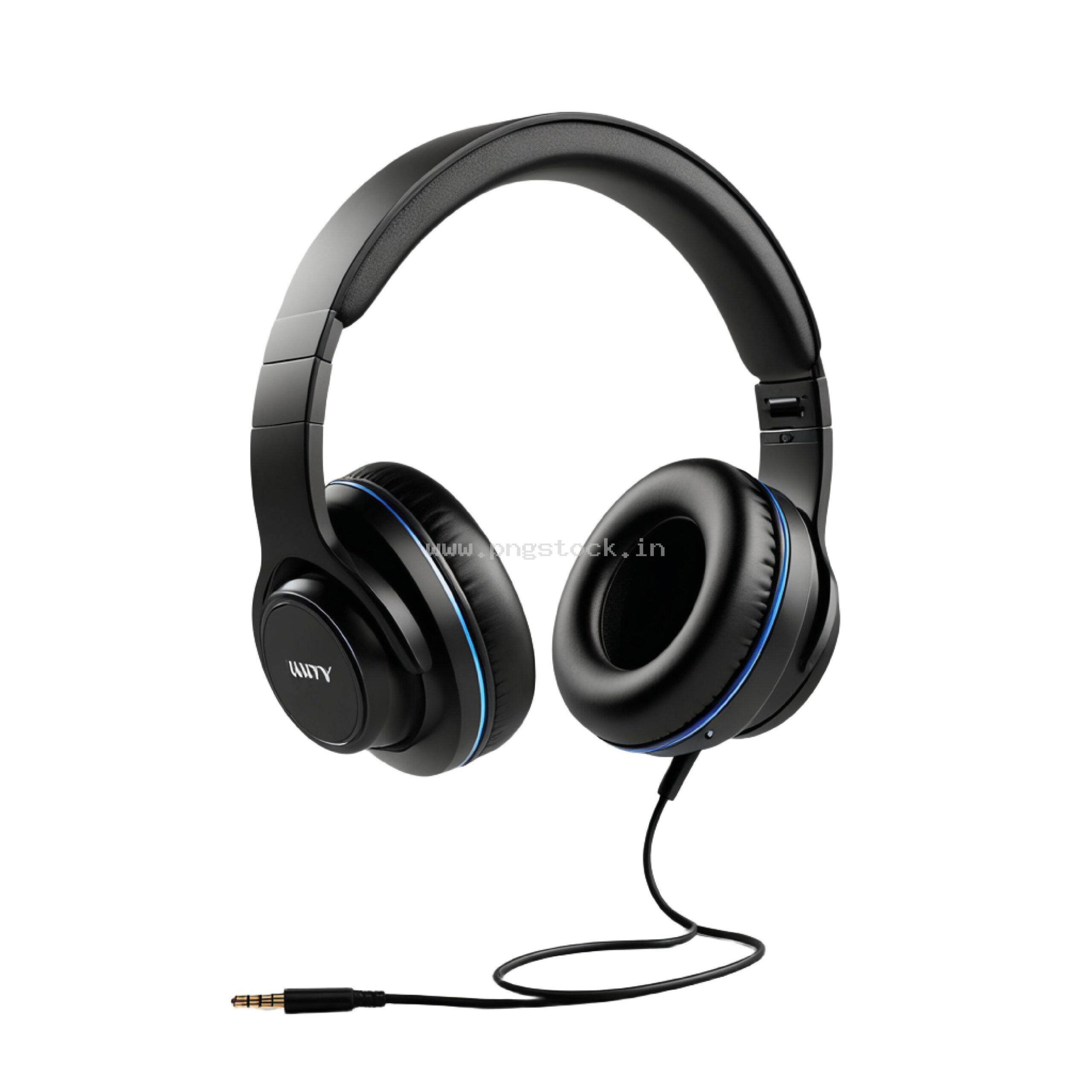 Modern Wireless Headphones Isolated on White Background for Ecommerce Product Display